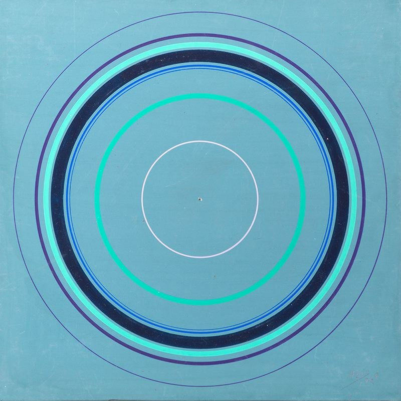 Antonio Asis, Cercles concentriques (1455), 1969
