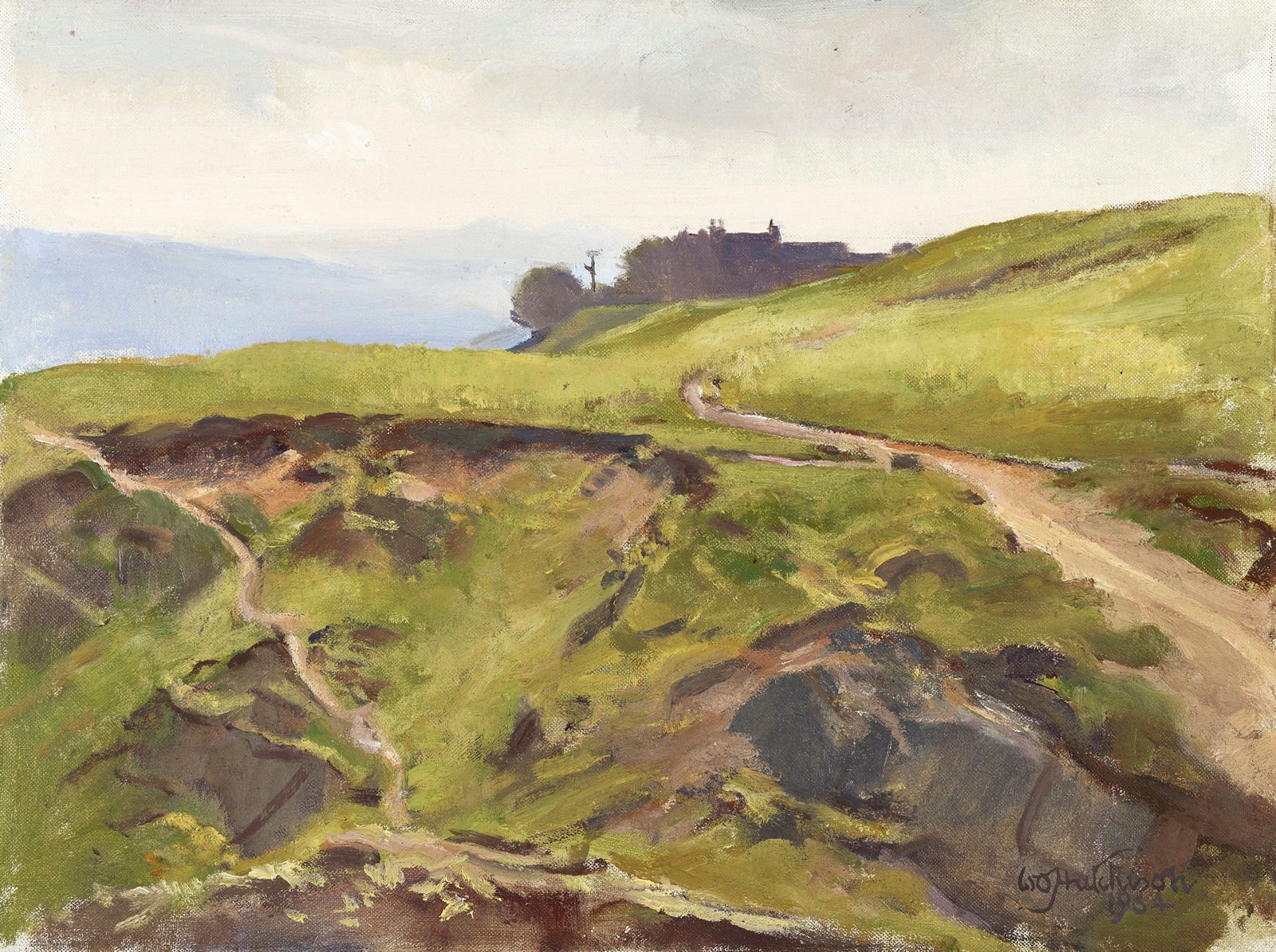 Sir William Oliphant Hutchison PRSA, The Lonely Farm, 1964