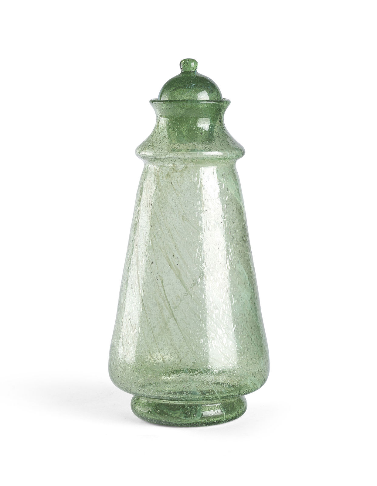 James Couper & Sons, Glasgow (maker), Clutha jar and stopper, late 1890s