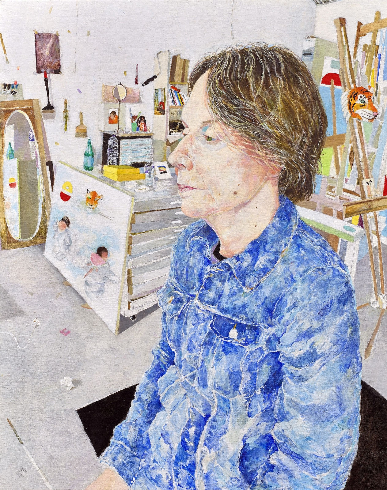 Jennifer McRae RSA, Self Portrait, London Road, 2023