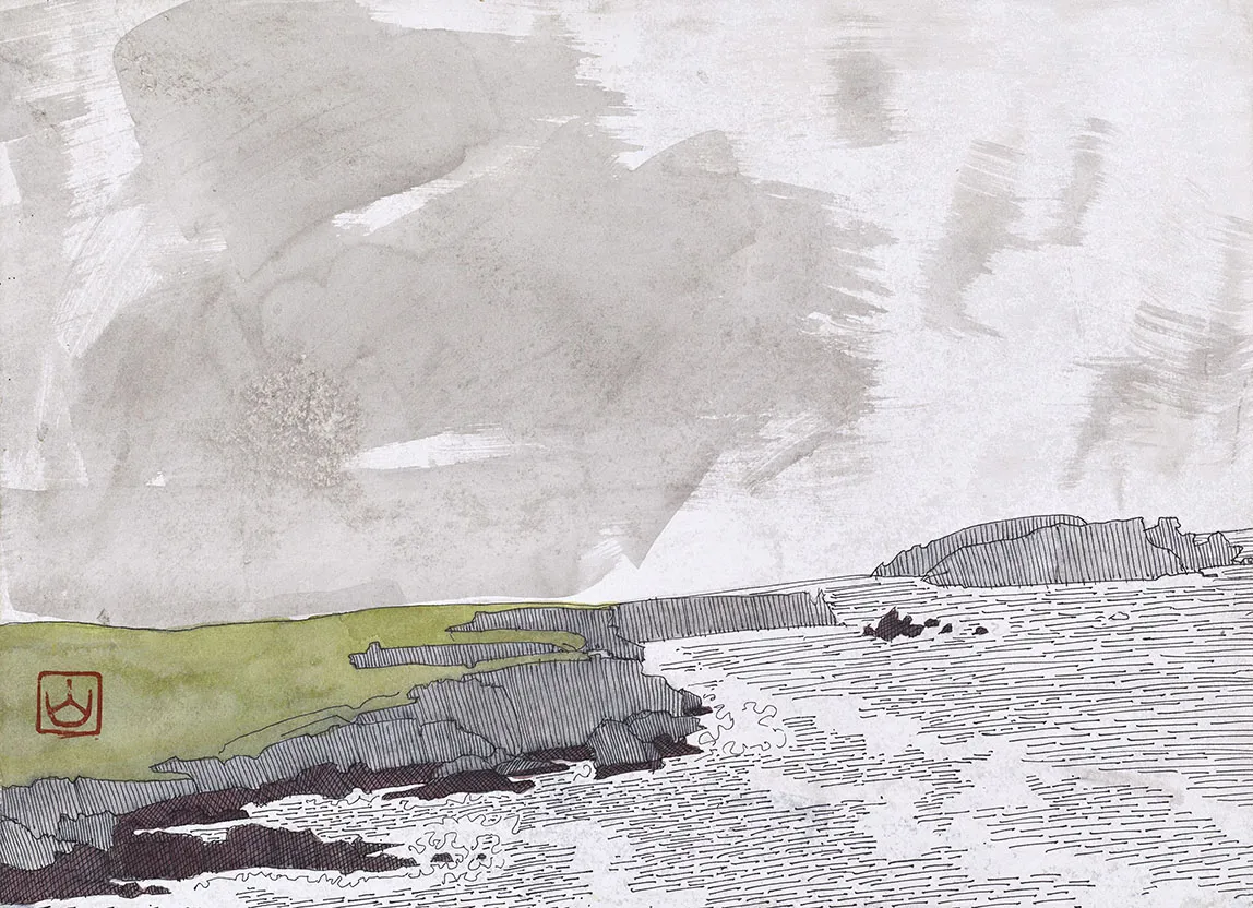 Ron Sandford, Towards Gloup Holm, North Yell