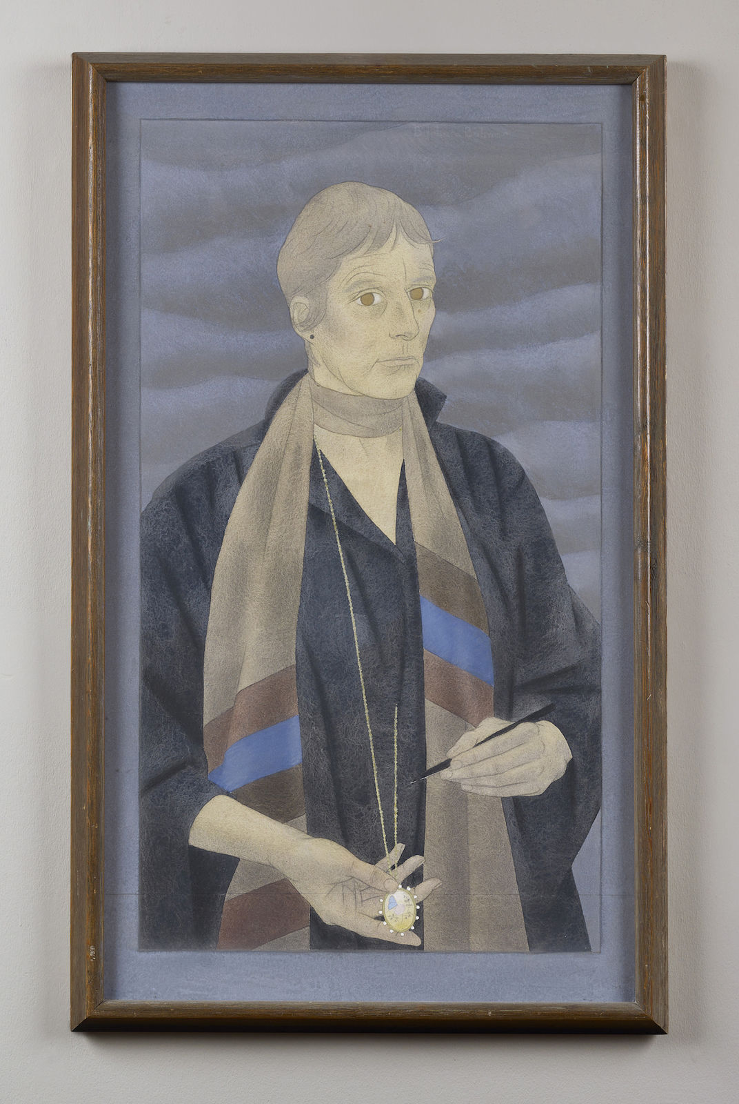 Barbara Balmer RSA RSW, Self Portrait with Jewel, 1981