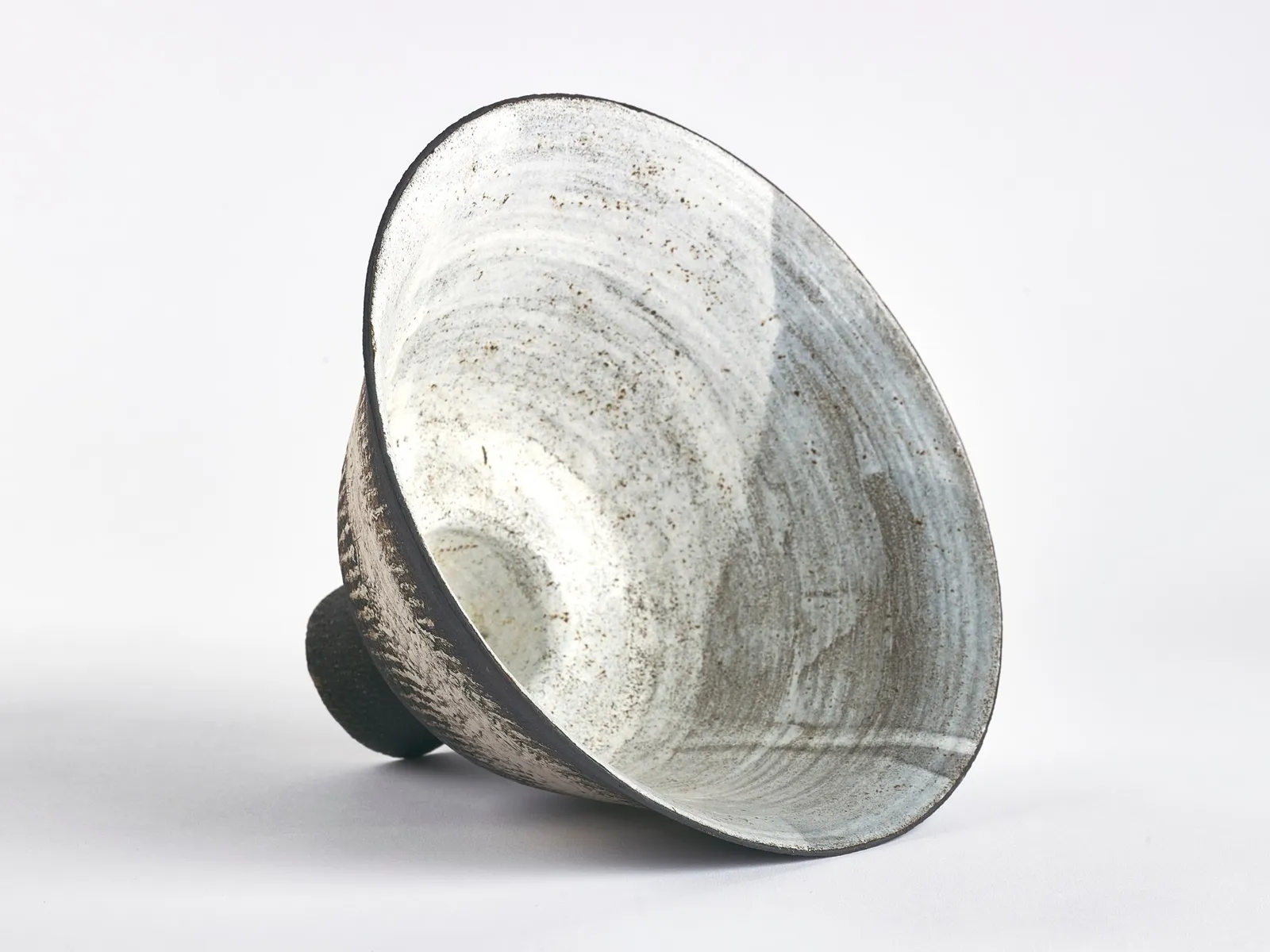 Waistel Cooper, Tall-footed pedestal bowl, c.1992