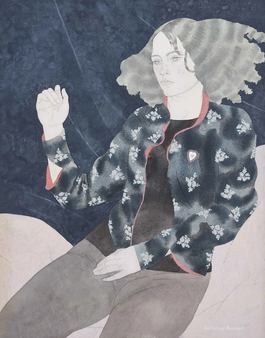 Barbara Balmer RSA RSW, Portrait of Rachel, 1973