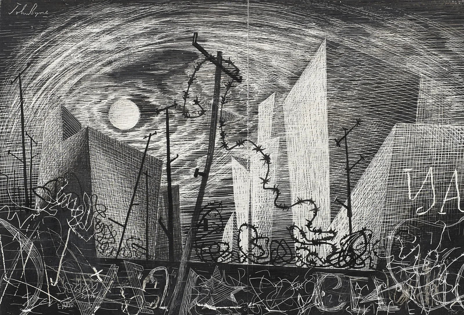 John Byrne RSA, Night in the City