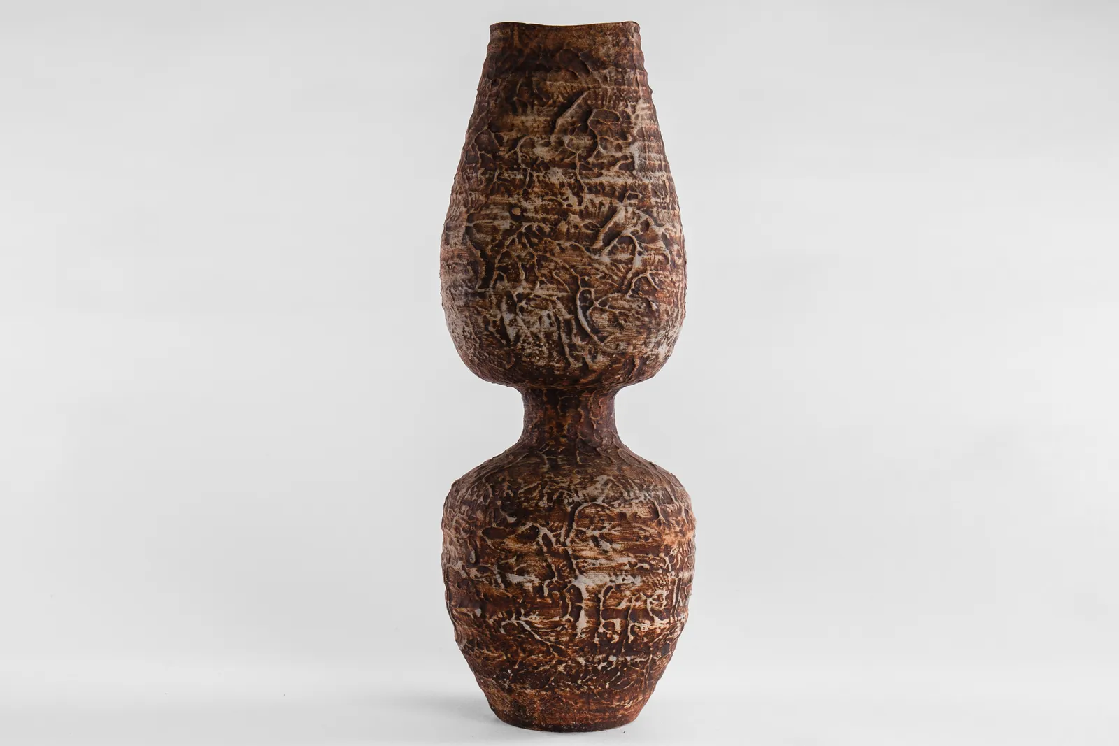 Waistel Cooper, Totemic double-form waisted vase, 1960s