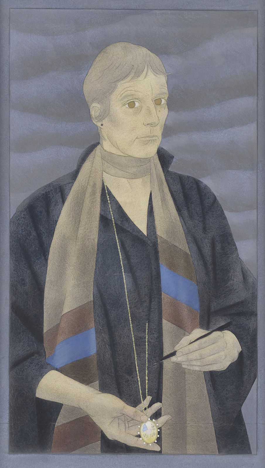 Barbara Balmer RSA RSW, Self Portrait with Jewel, 1981