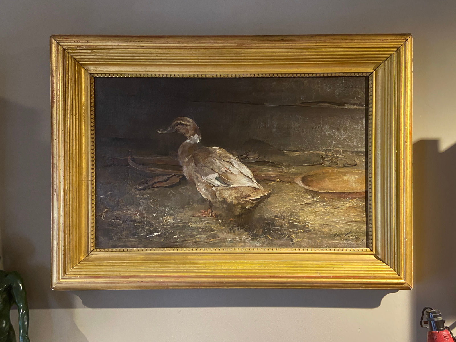 Sir George Pirie PRSA HRSW, A Khaki Campbell Duck
