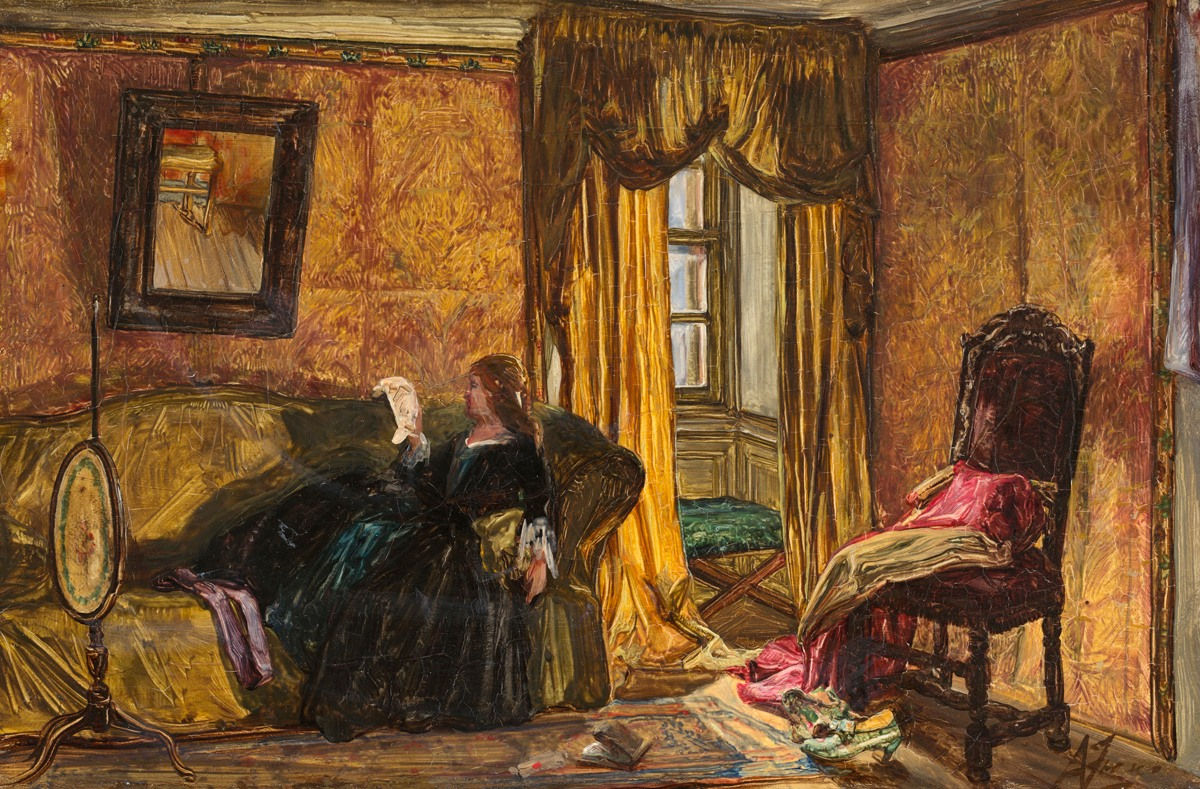 Alexander Fraser Jnr RSA RSW, The Letter