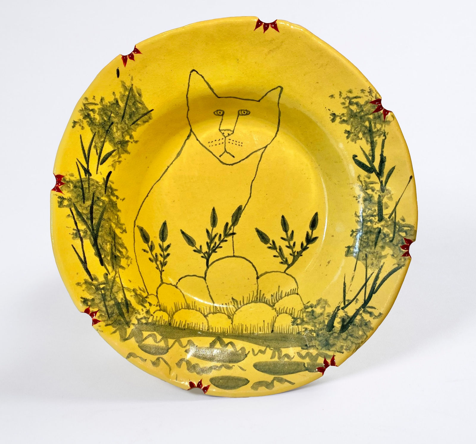 Hylton Nel, Cat in the Garden dish III, 2010