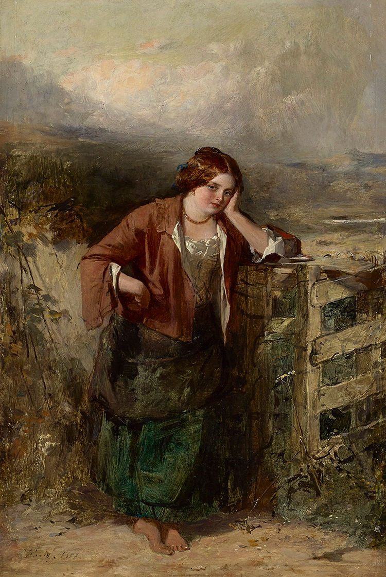 Thomas Faed RA ARSA, The Crofter's Daughter, 1888