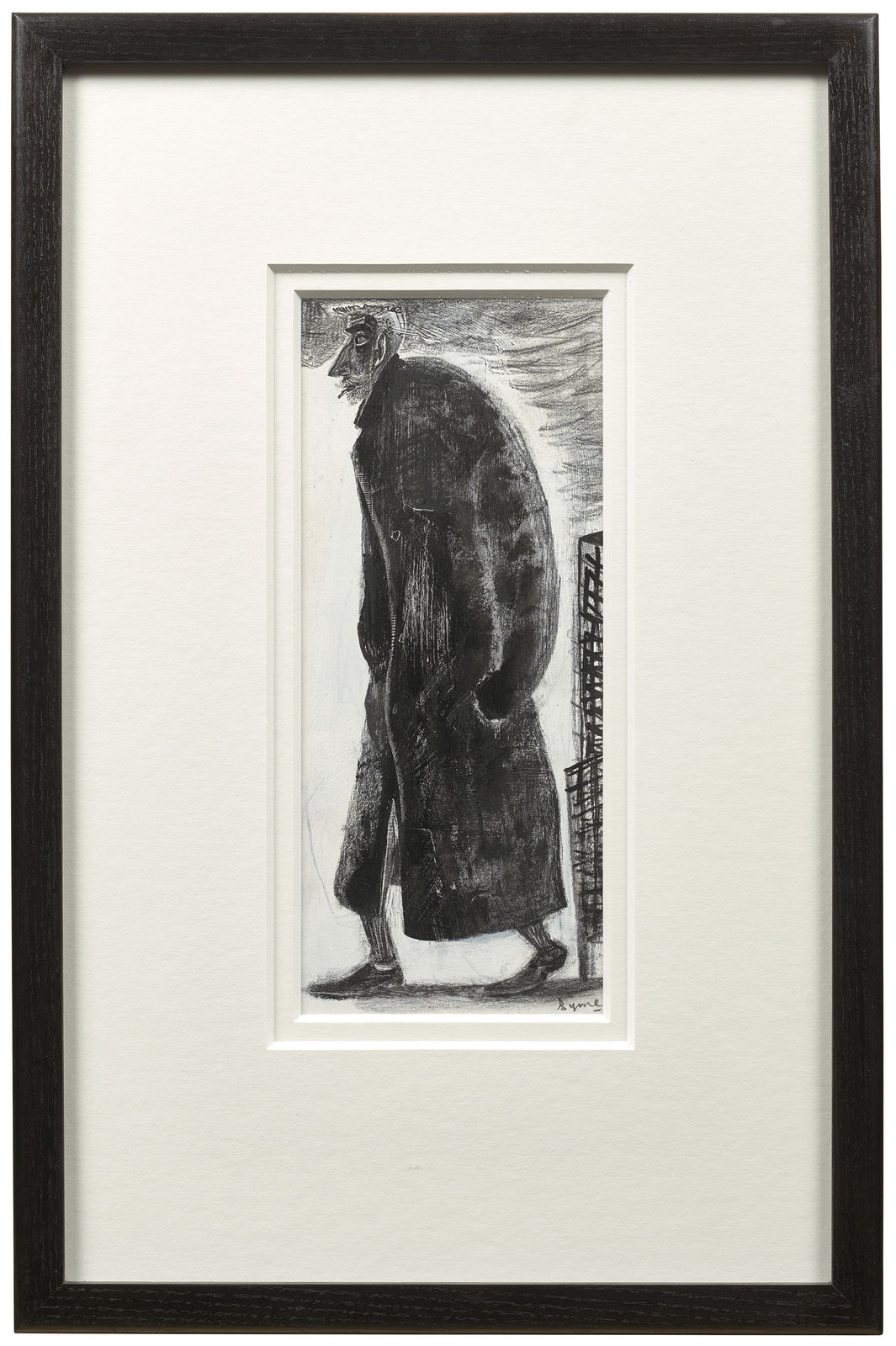 John Byrne RSA, The Long Coat