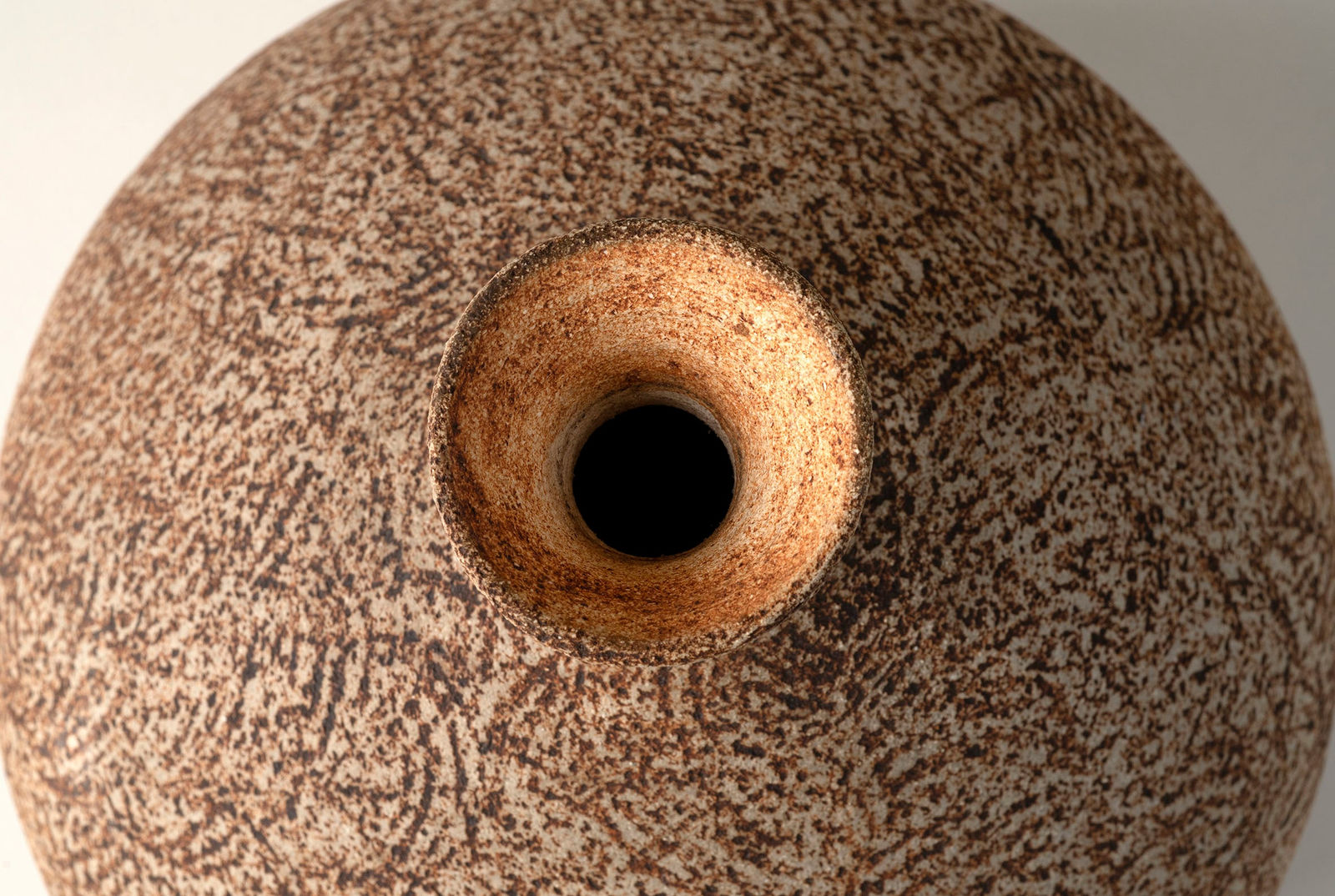 Waistel Cooper, Large baluster lamp base of globular form, c.1968-1972