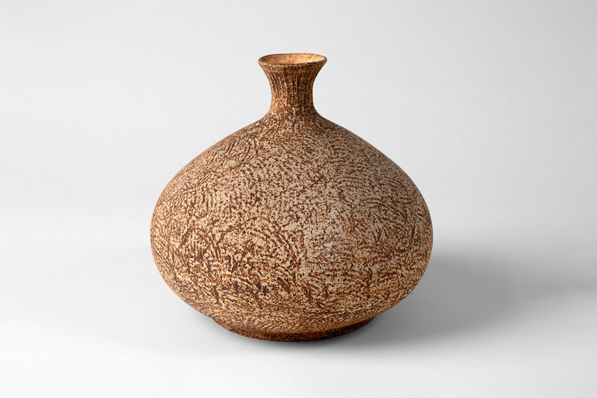 Waistel Cooper, Large baluster lamp base of globular form, c.1968-1972