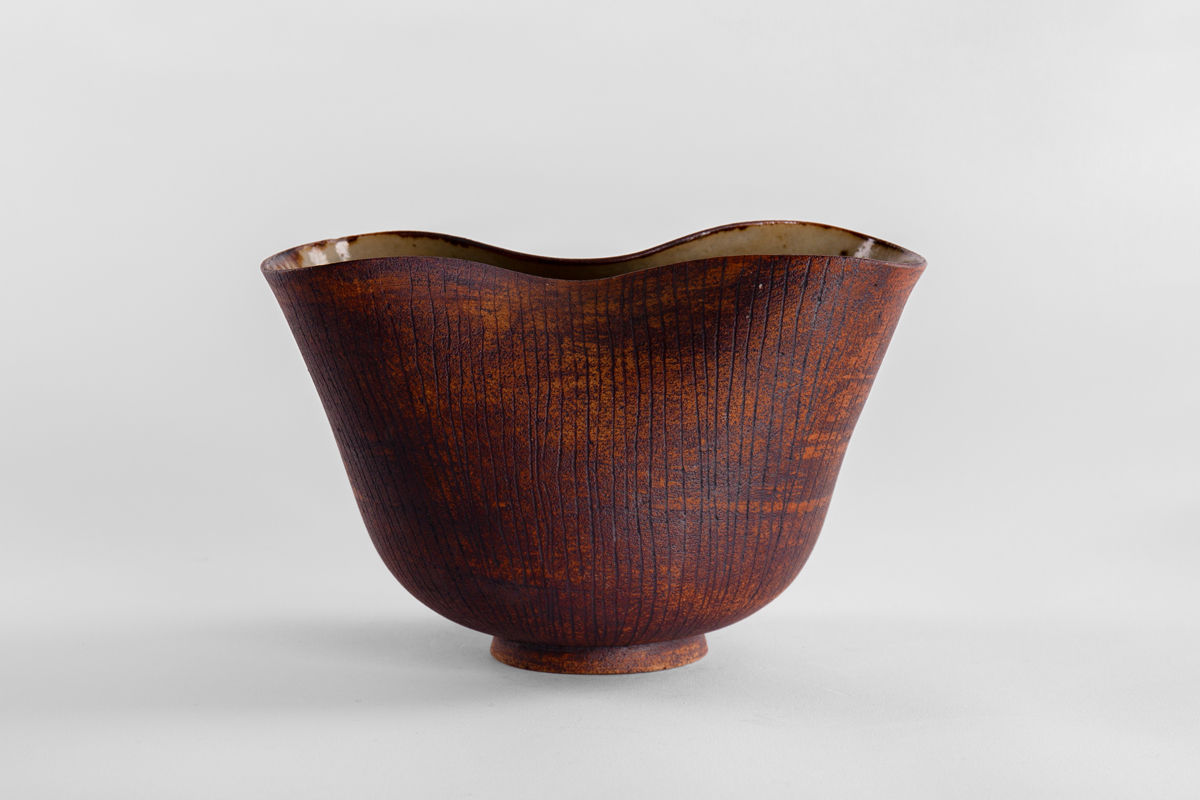 Waistel Cooper, Clam vase, 1960s