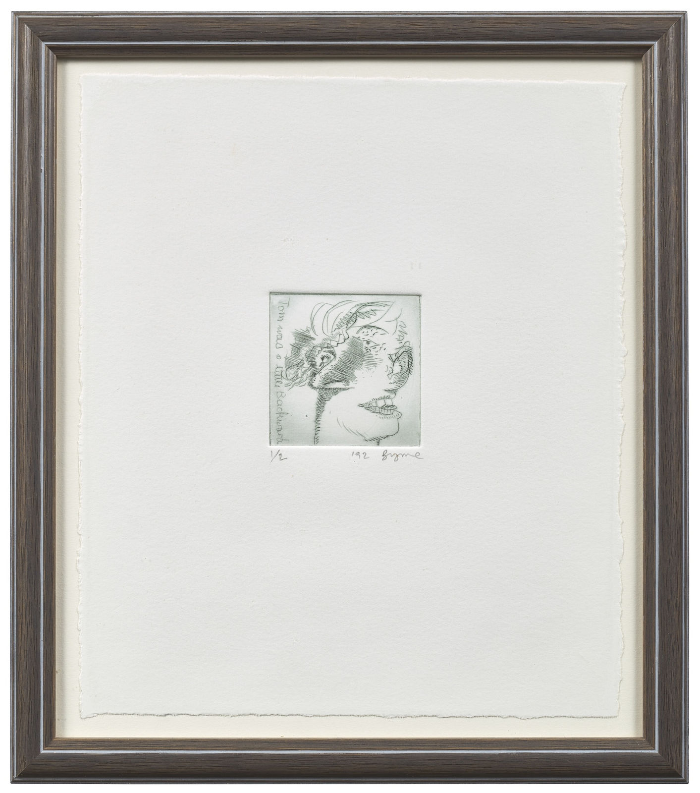 John Byrne RSA, Tom was a little backward, 1992