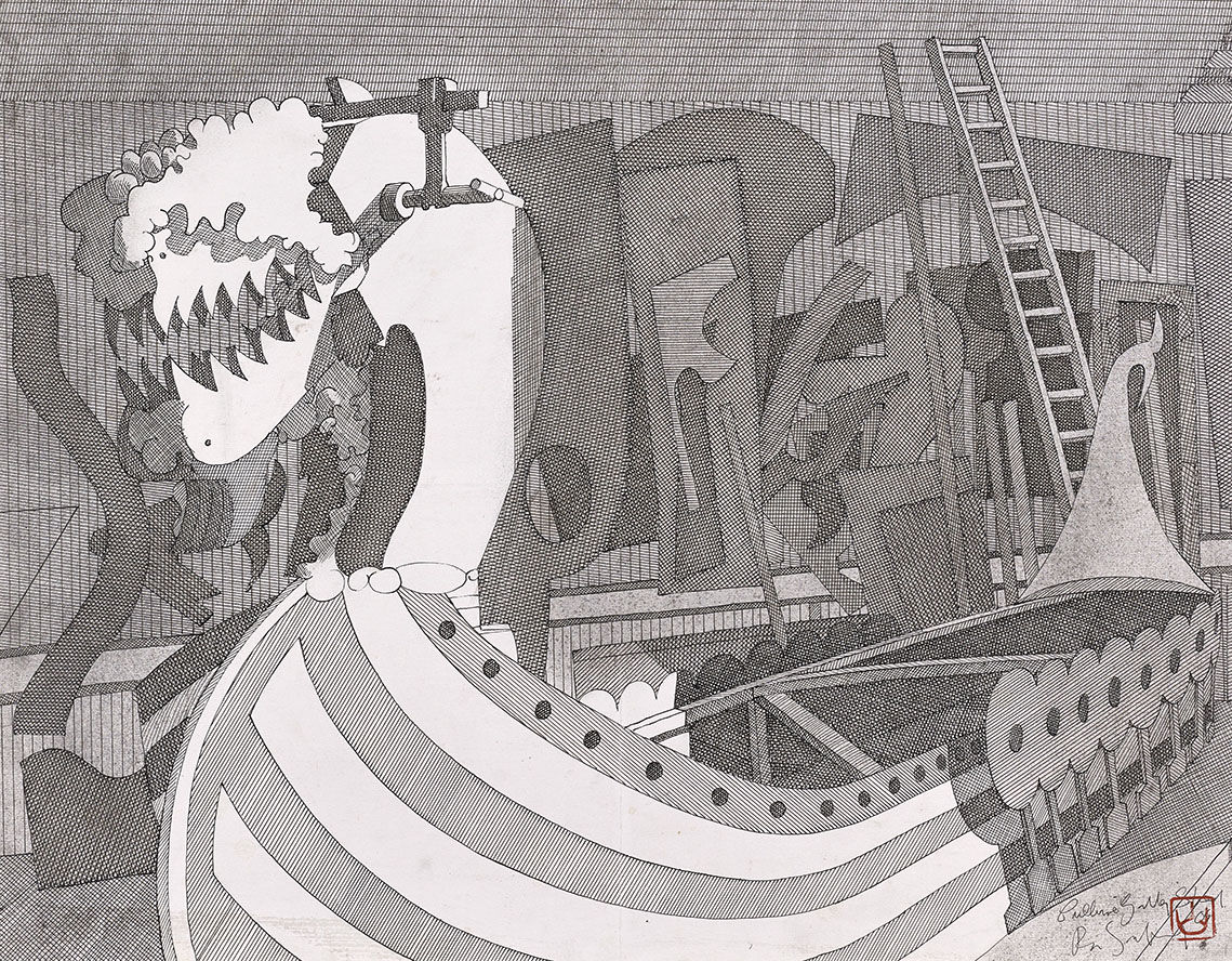 Ron Sandford, Cullivoe Galley Shed II, 2004