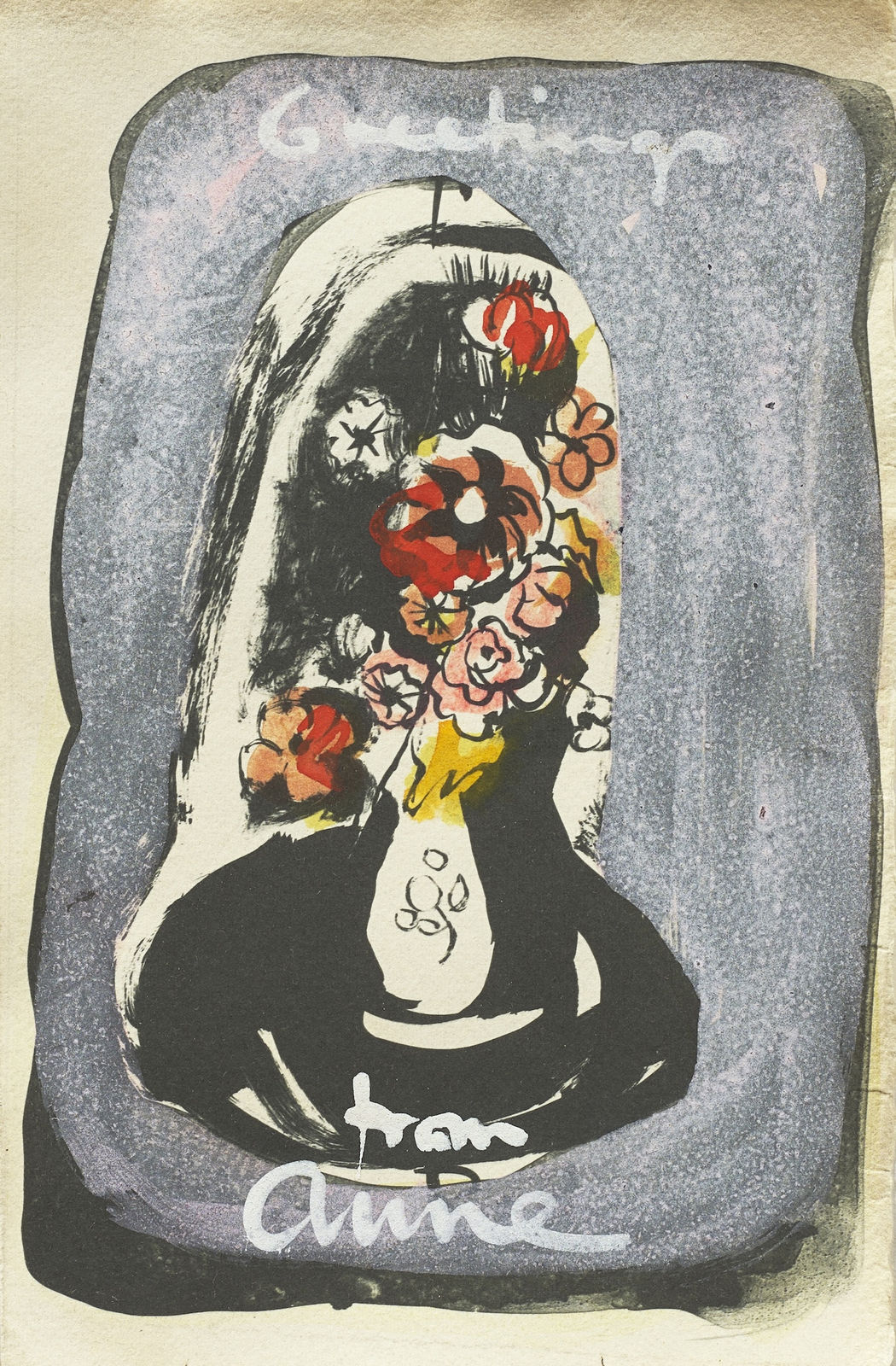 Anne Redpath OBE ARA RSA, Greetings from Anne