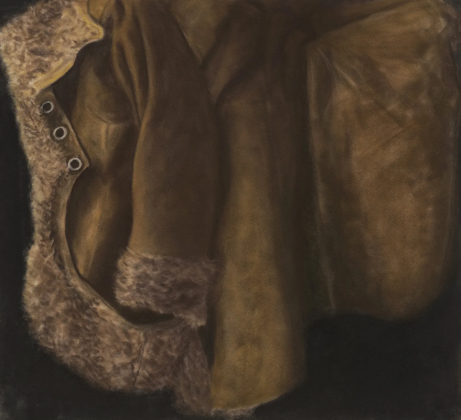 Avigdor Arikha, Winter coat, 1986