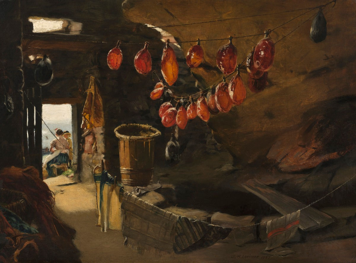 John Henry Lorimer RSA RSW RWS RP, A Fisherman's Strong, Cove, 1887