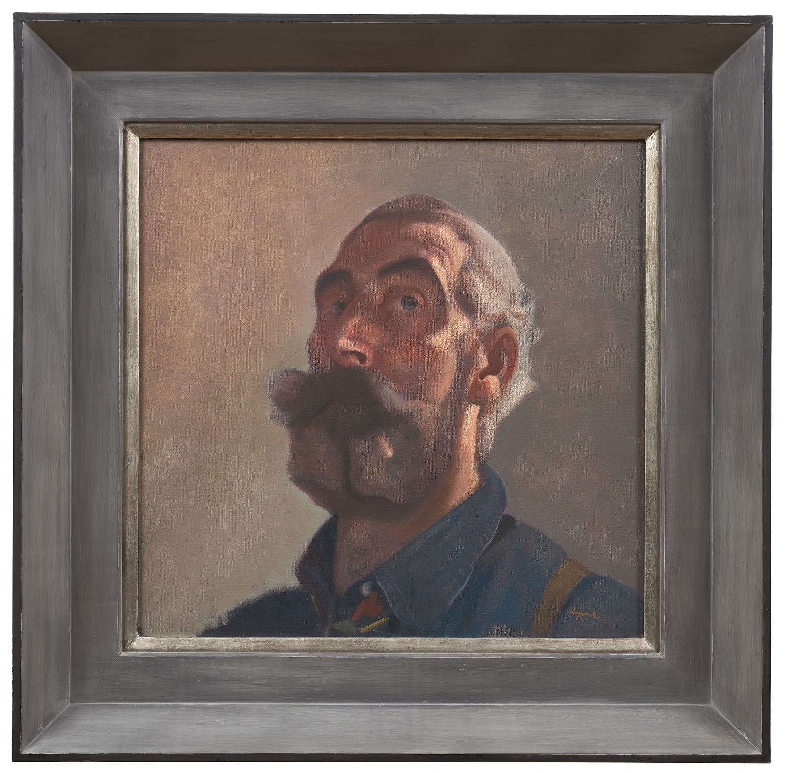 John Byrne RSA, Self portrait, c.1990