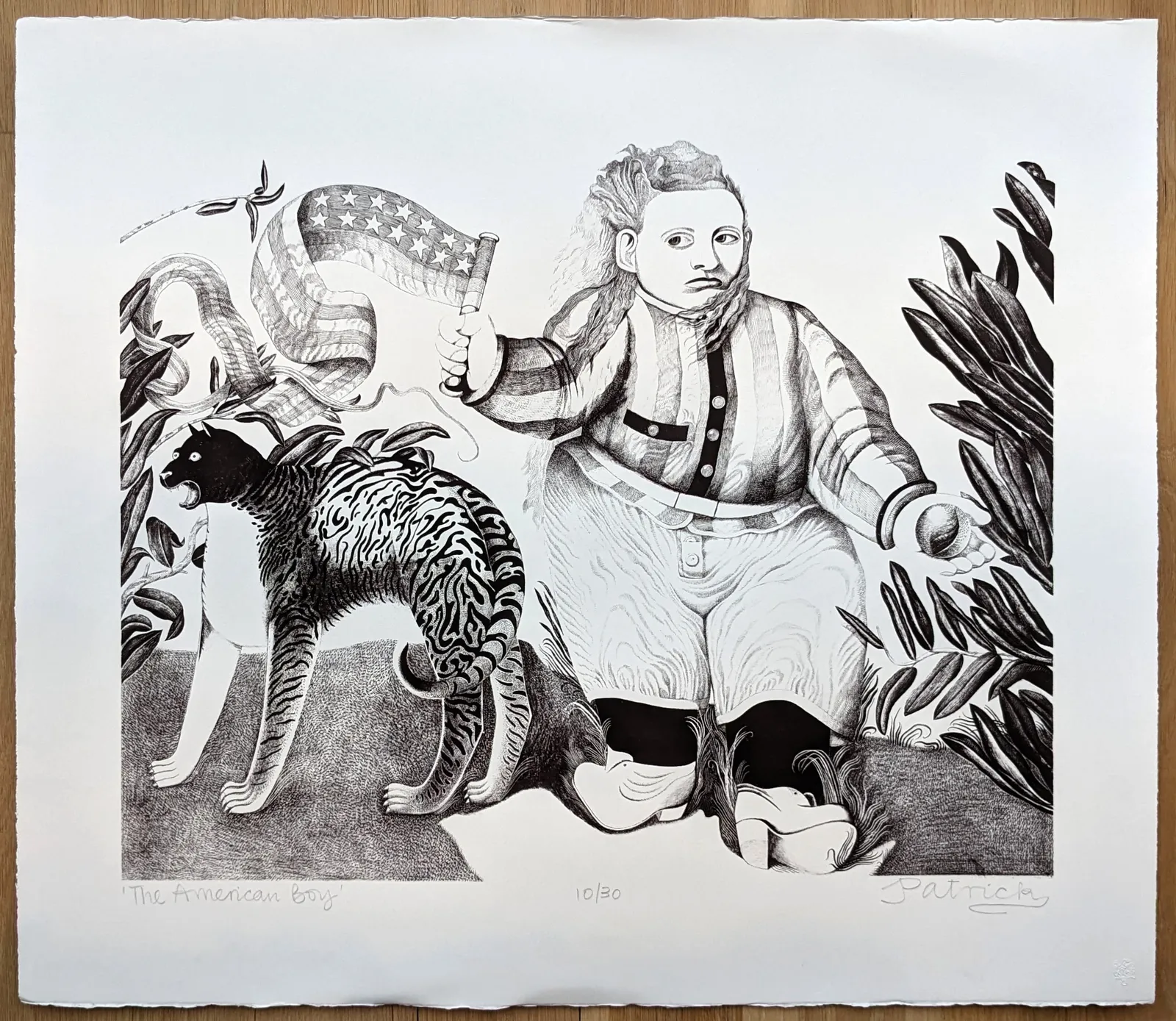 John Byrne RSA, The American Boy, 1999