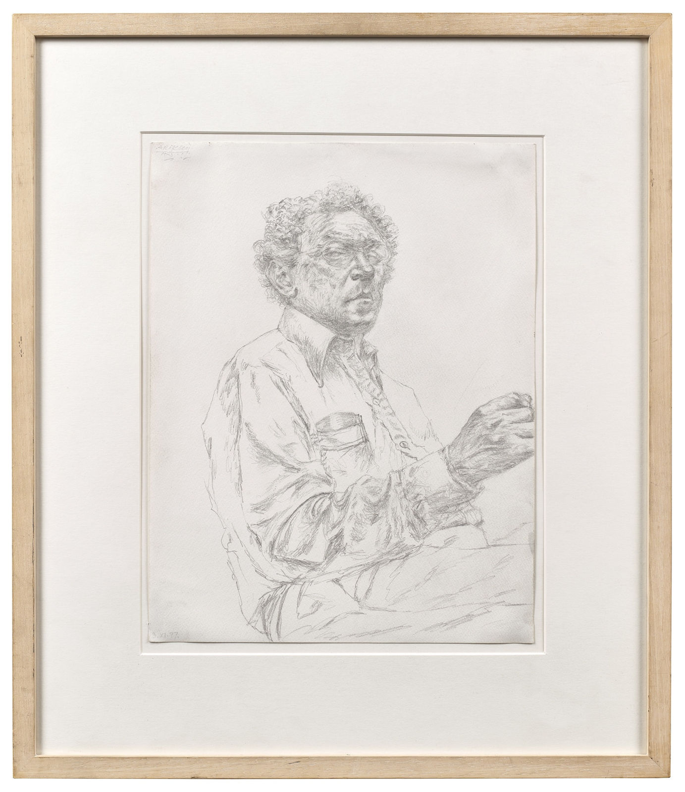 Avigdor Arikha, Self portrait, 1977