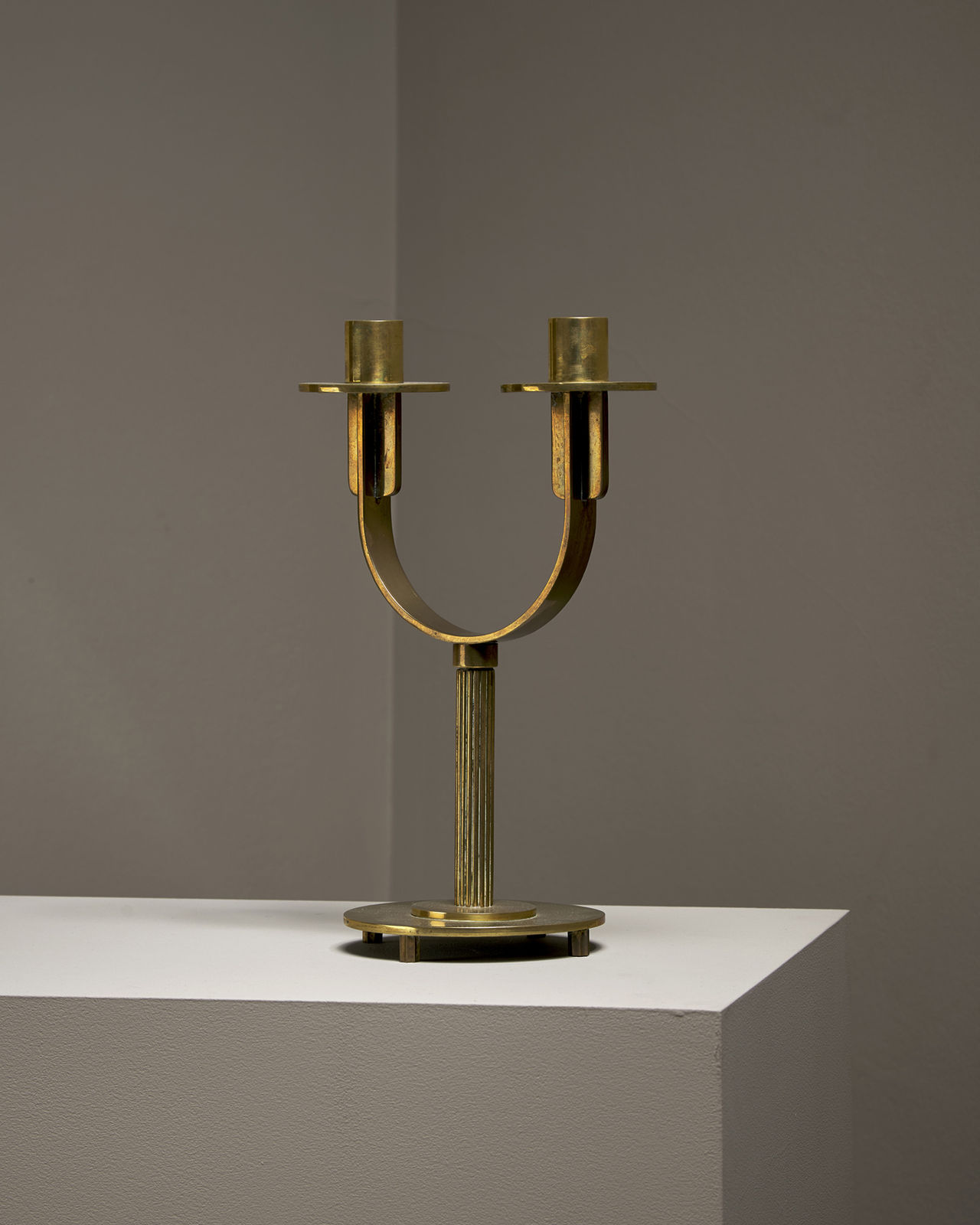 Serge Chermayeff (attributed), Two Branch Candelabra, 1930s