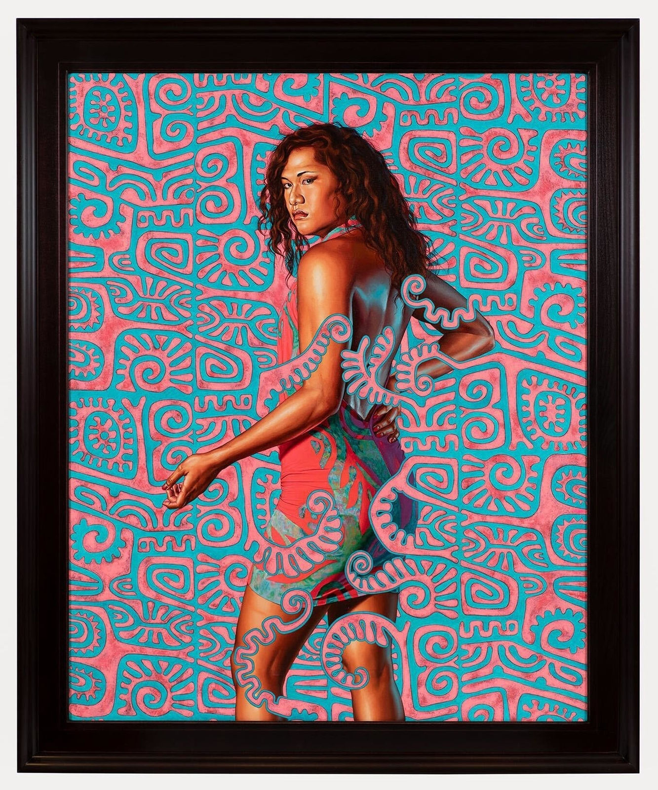 Kehinde Wiley, Portrait of Kea Teuru, 2019