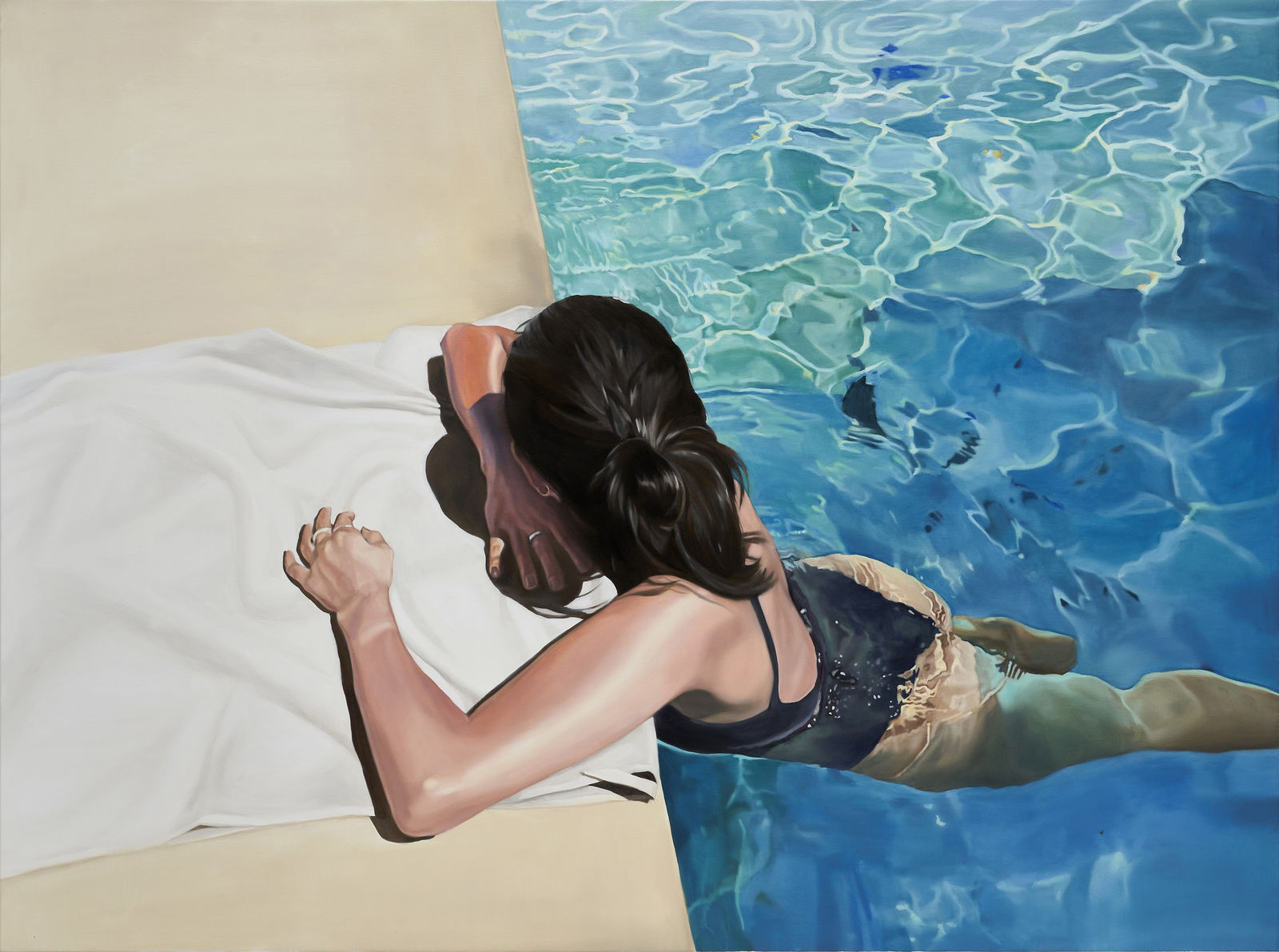 Goyona Jung, On the Diagonal Line of Time, 2024