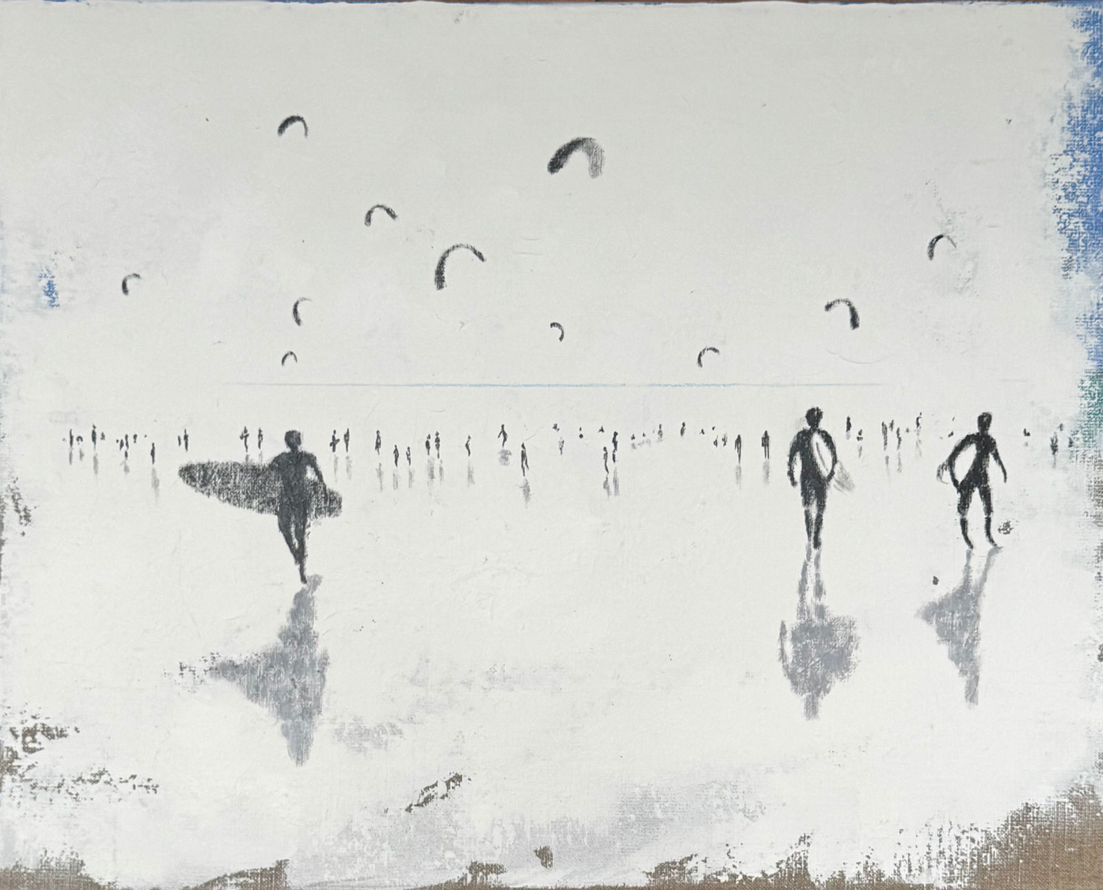 Eline De Jonge, Shadows on Sand - Kites’ Up, 2025