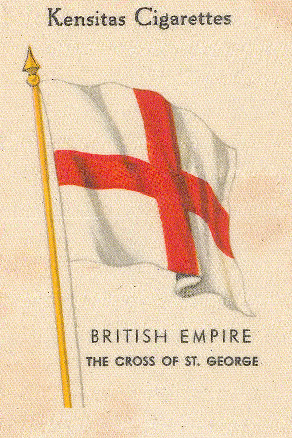 Kensitas Cigarettes, Flags - Cross of St. George, 1920 c.