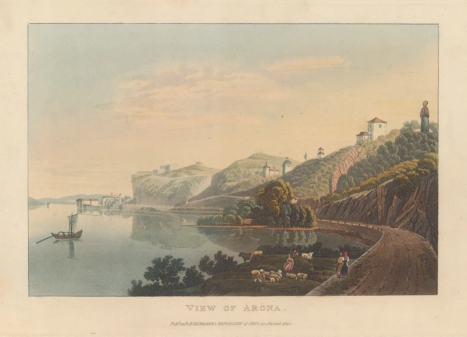 Rudolph Ackermann, Italy - Lago Maggiore, 1820
