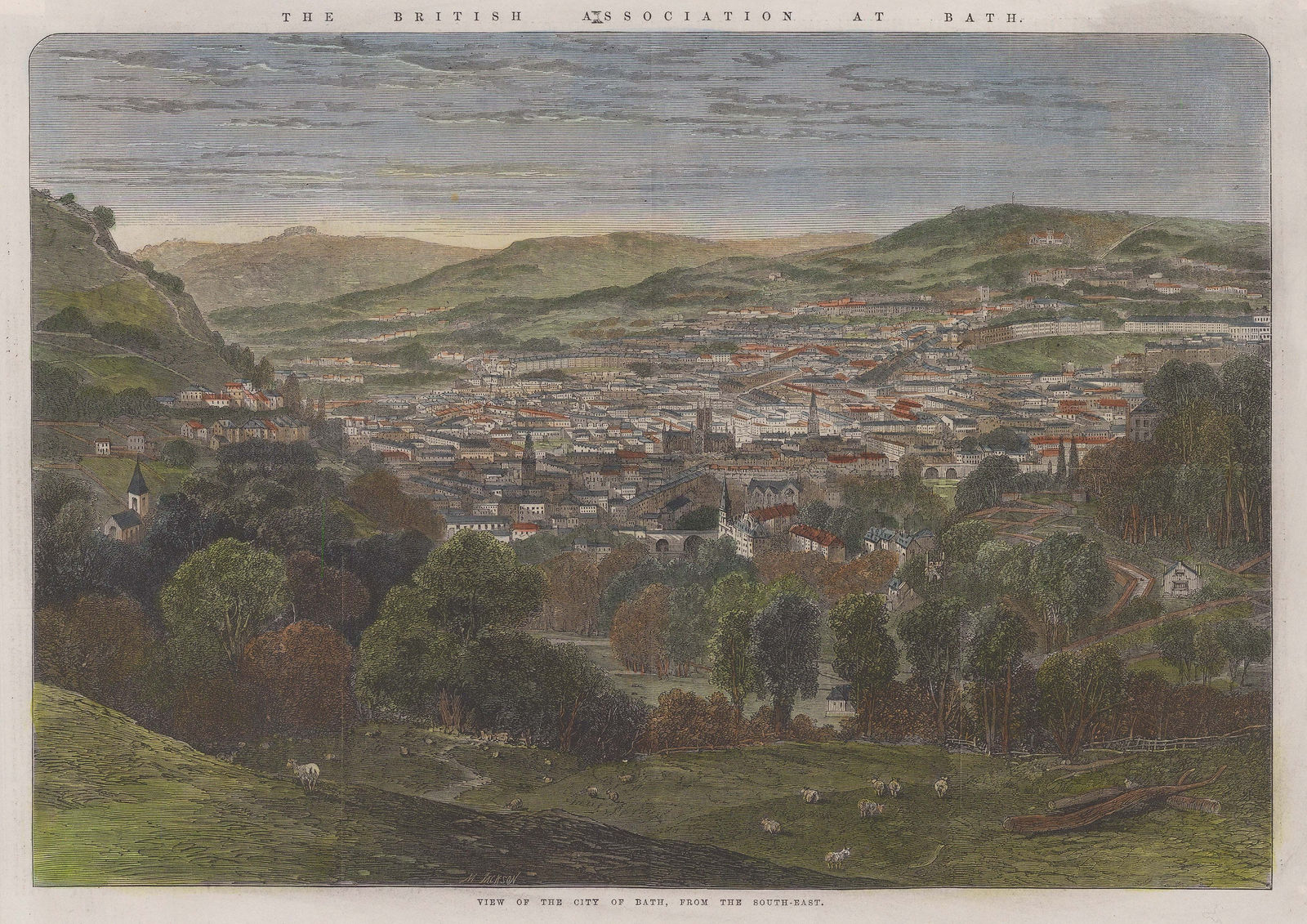 Illustrated London News (ILN), Bath, Somerset, 1880 c.