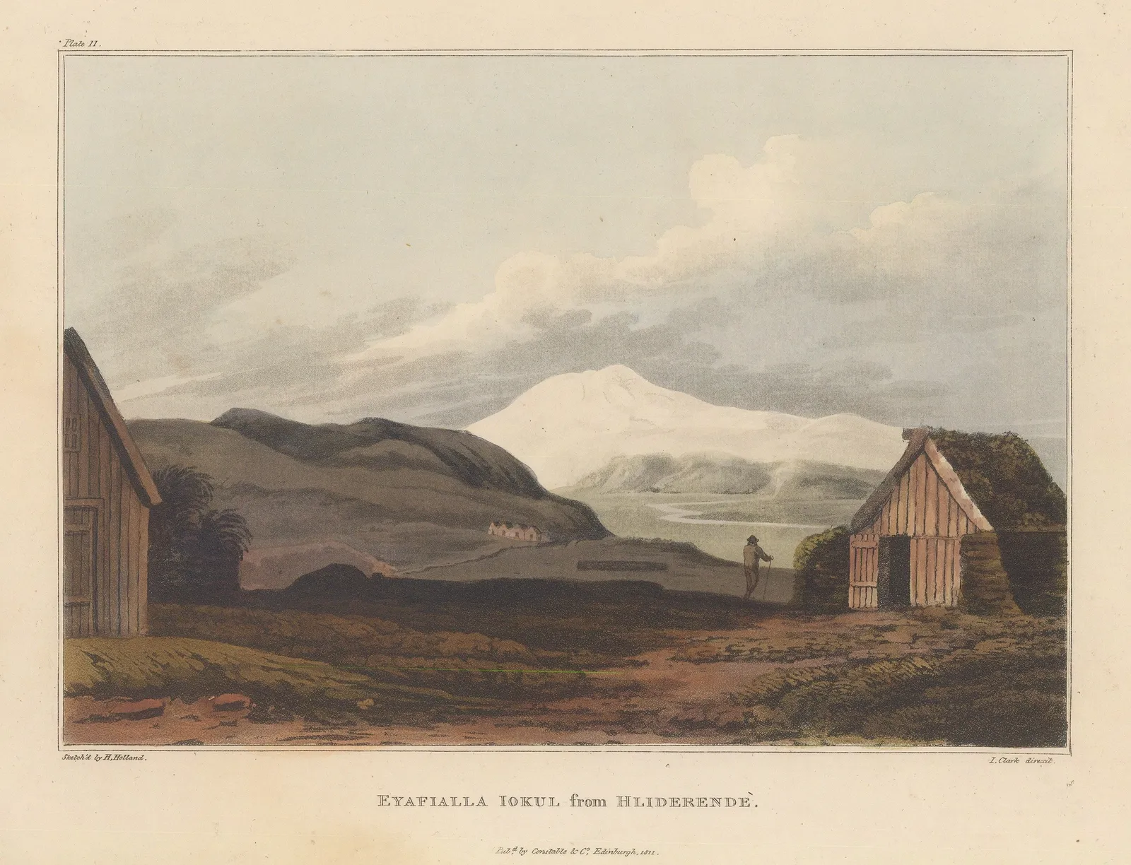 Sir George Mackenzie, Iceland - Eyafialla Iokul, 1811