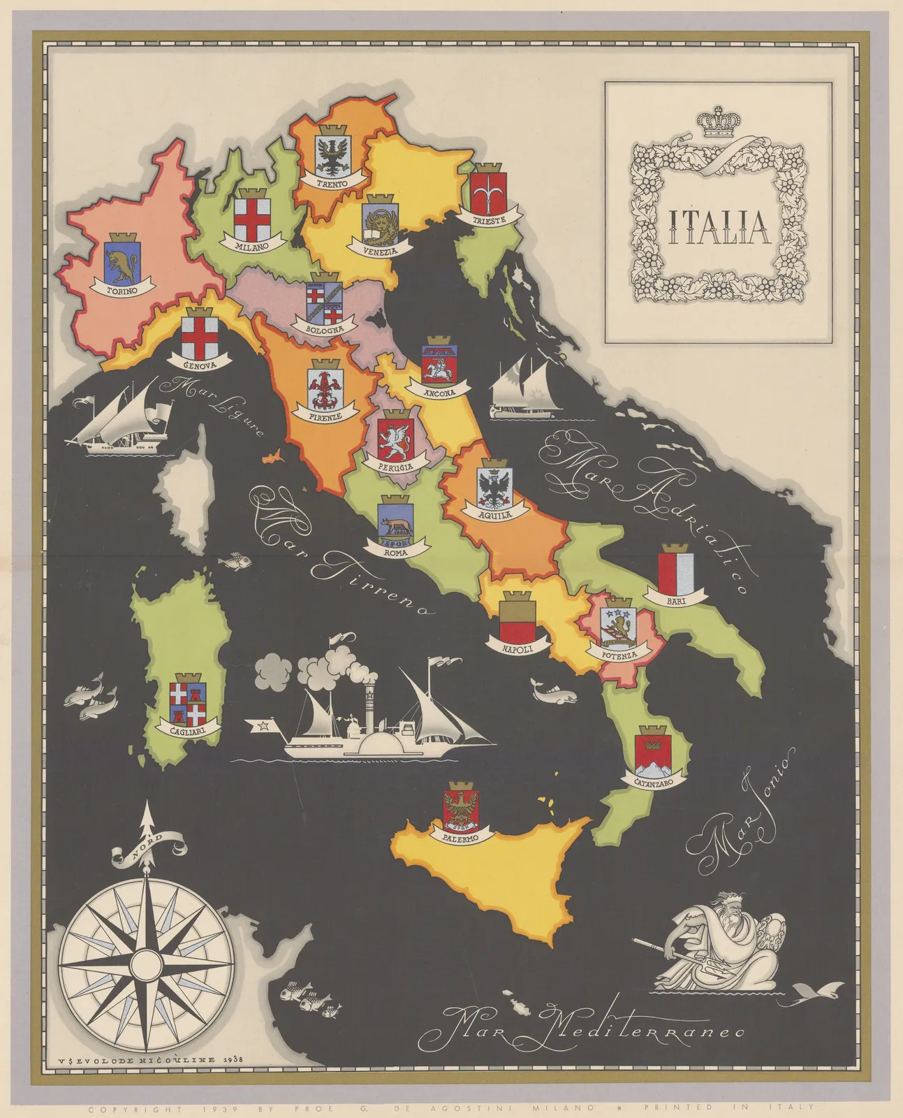 Giovanni De Agostini, Italia, 1941