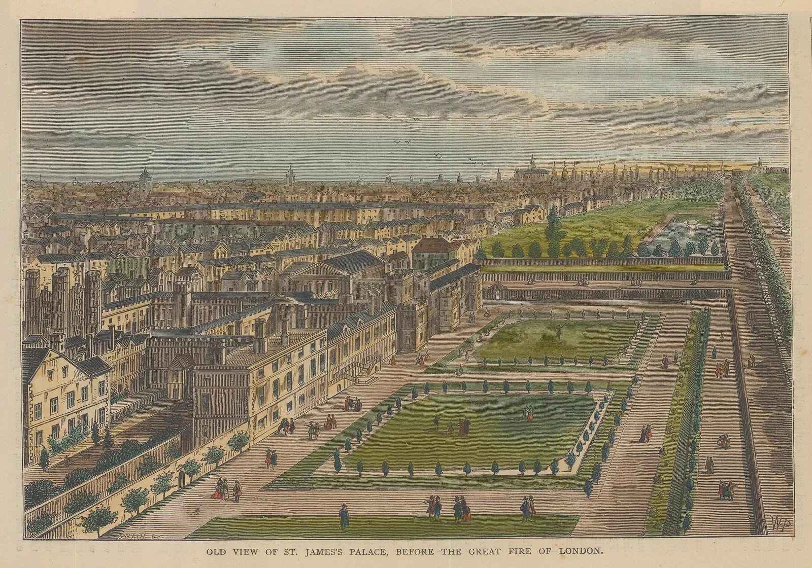 Old & New, London - St. James's Palace, 1880 c