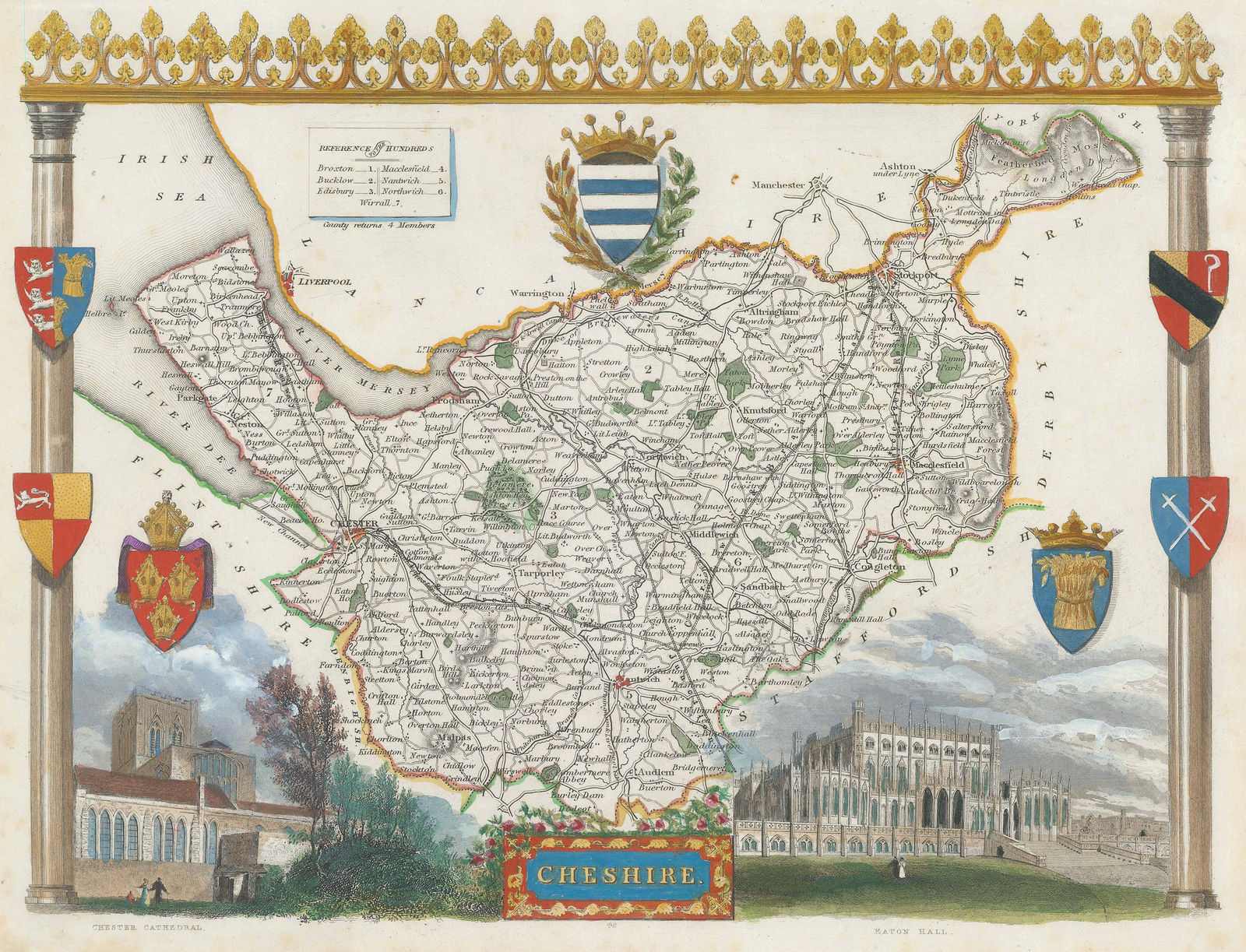 Thomas Moule, Cheshire, 1840 c.