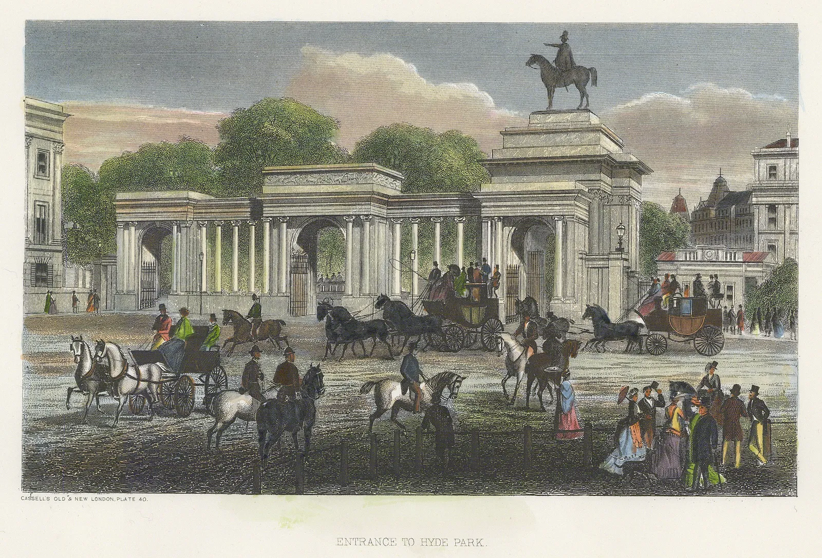 John Cassell, London - Hyde Park Corner, 1883 c.