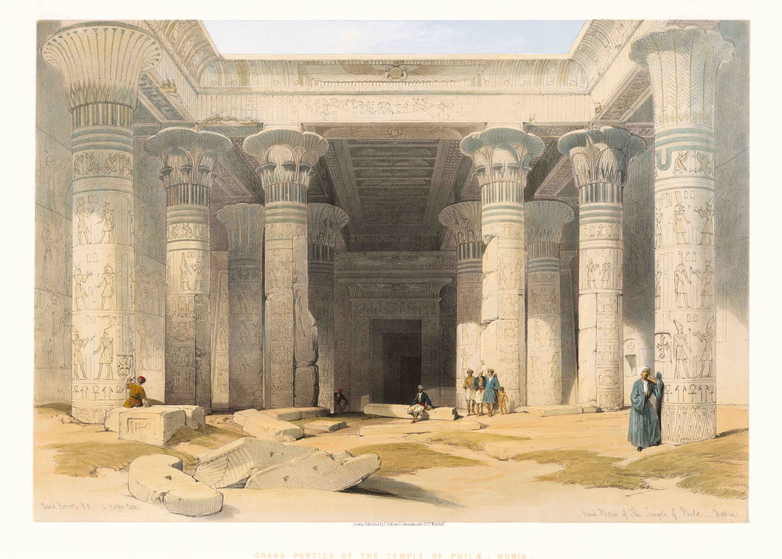 David Roberts, Egypt - Philae, 1847