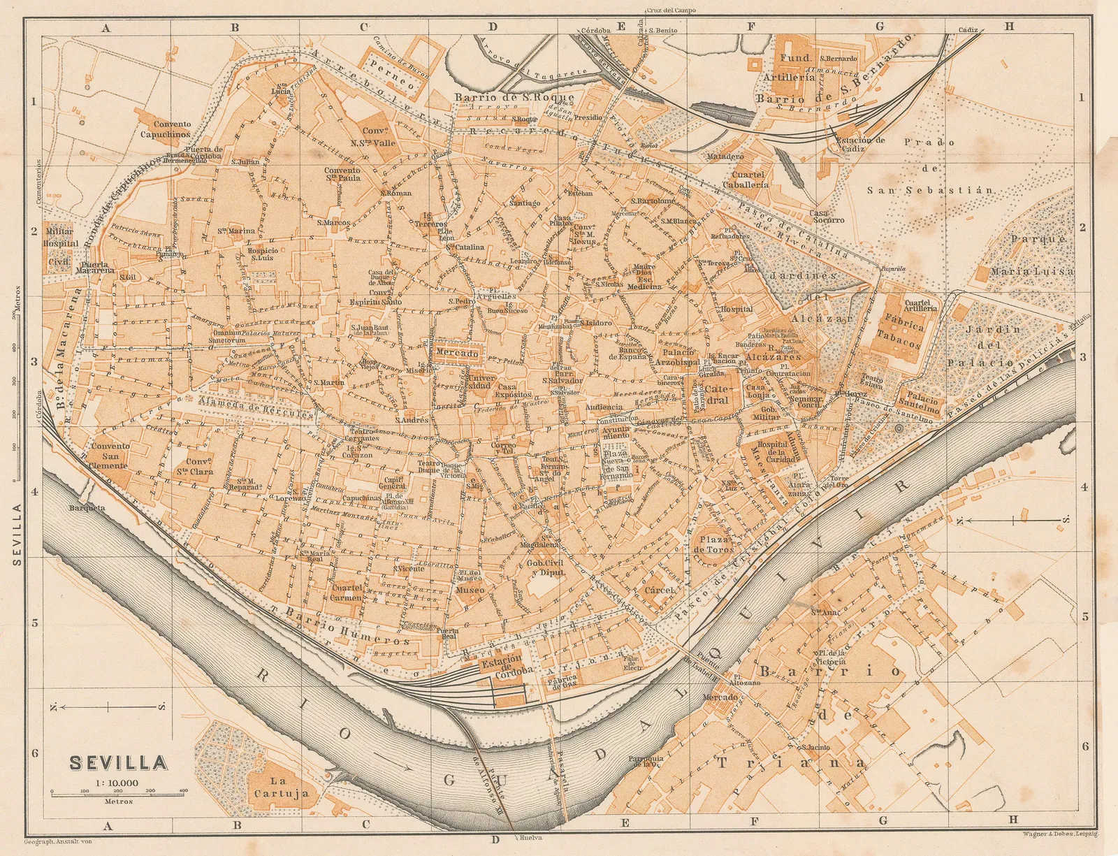 Karl Baedeker, Seville, 1911