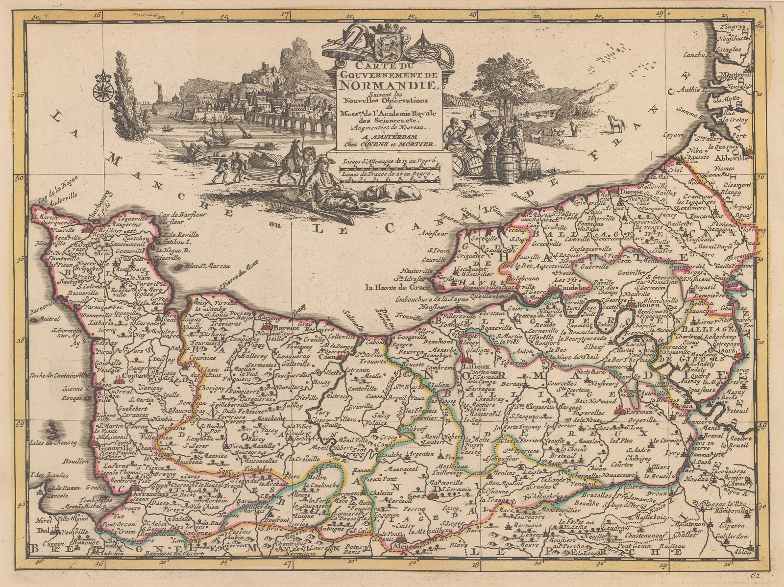 Covens (Jean) & Mortier (Cornelius), Normandy, 1730 c.