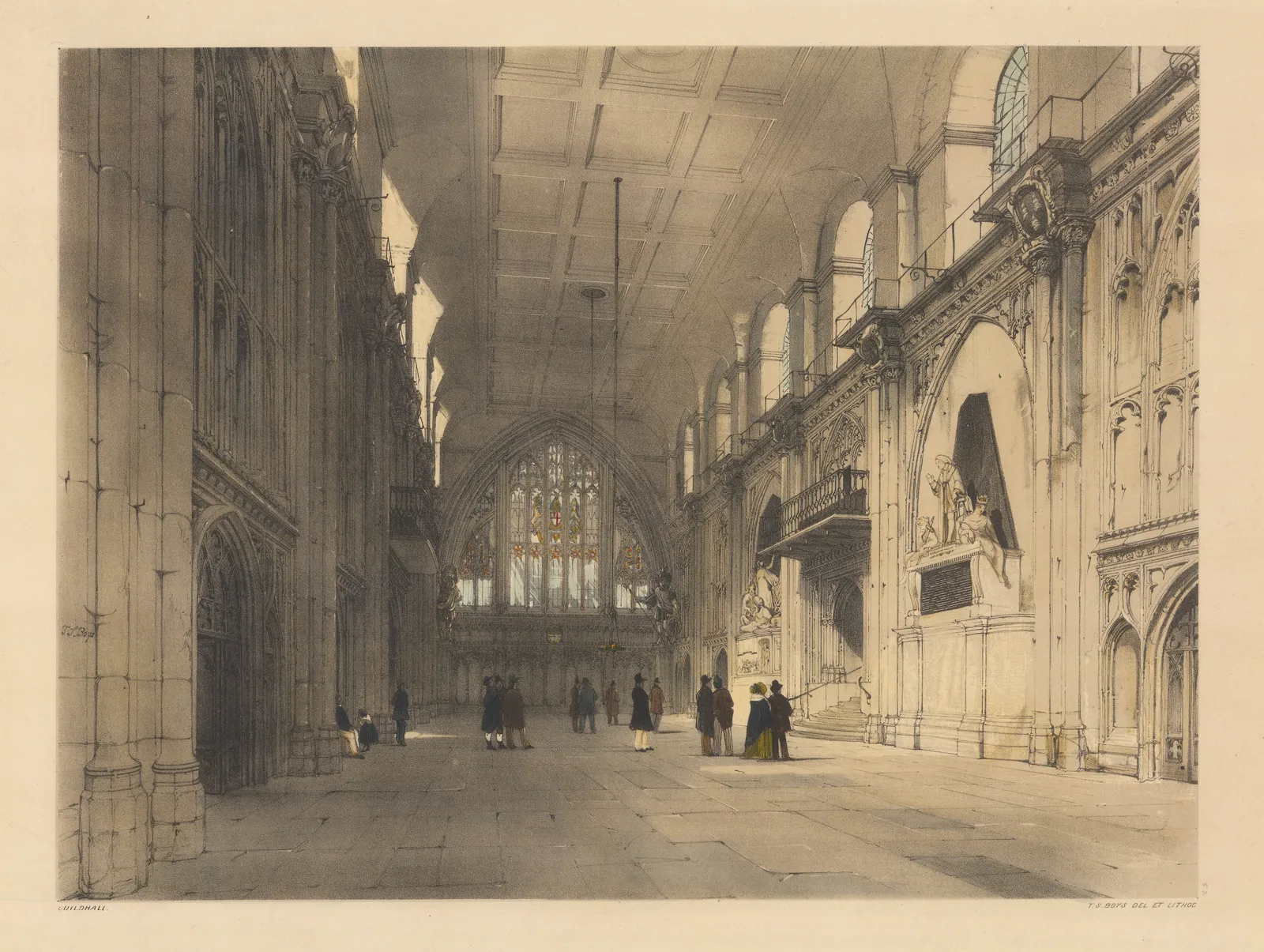 Thomas Shotter Boys, London - Guildhall, 1842