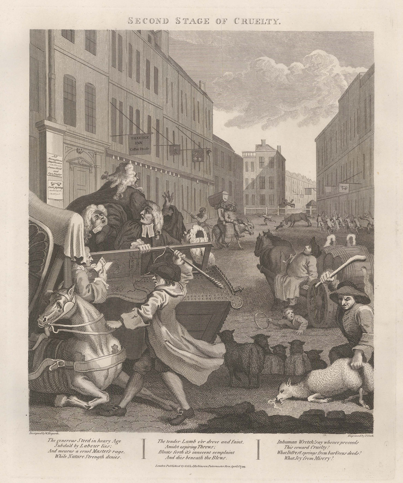 William Hogarth, Hogarth - Cruelty, 1799