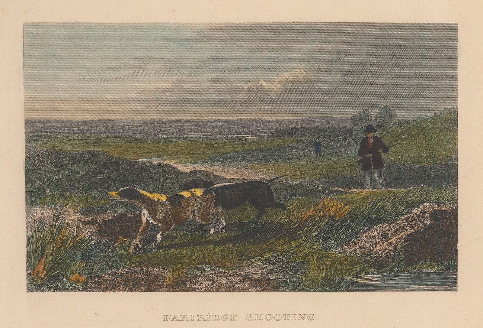 John Thomas Wood, Shooting - Partridge Shooting, 1850 c.