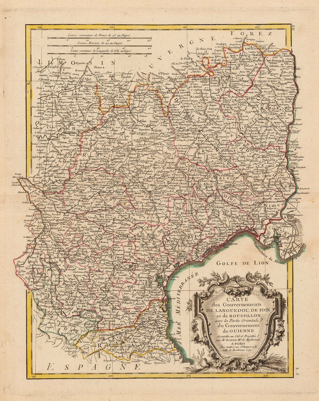 Jean Lattré, Languedoc coast, 1771