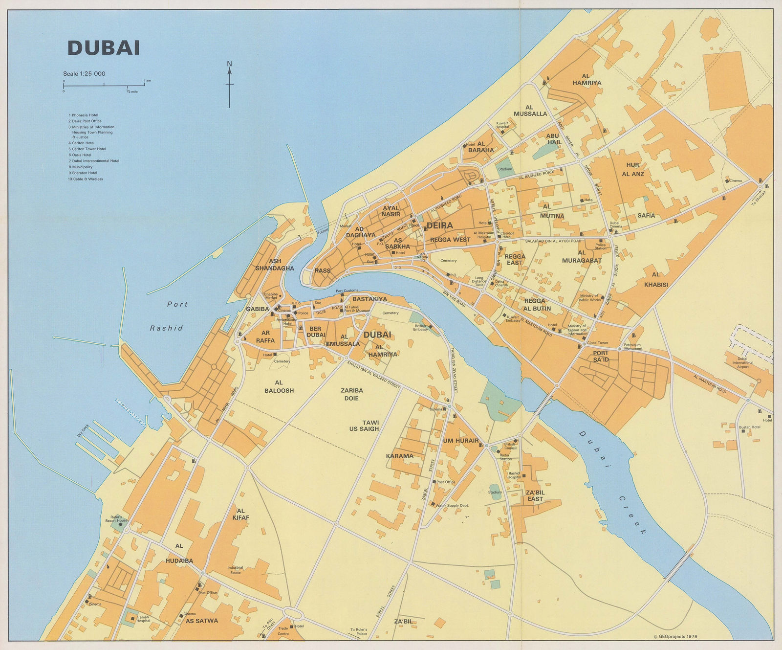 GEOprojects, Dubai, 1979