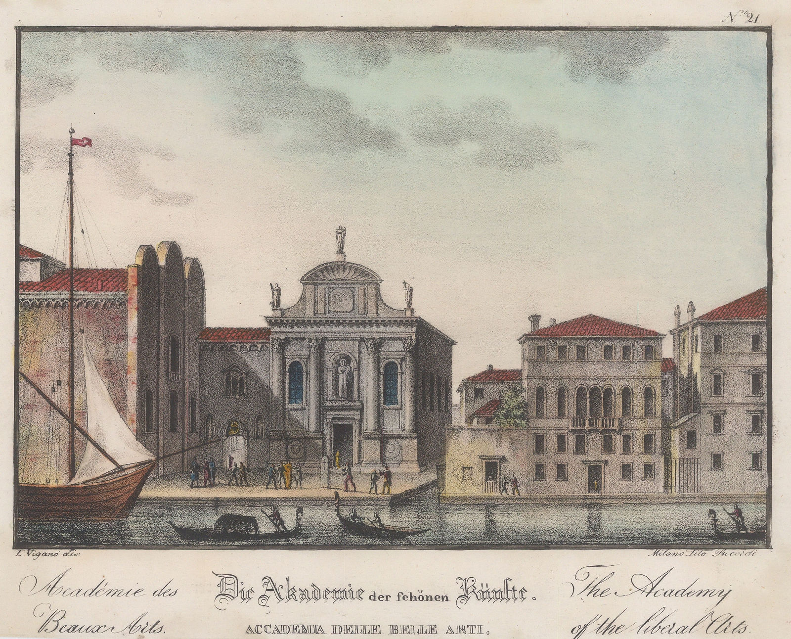 V.L. Vigano, Italy - Venice, Gallerie dell'Accademia, 1850