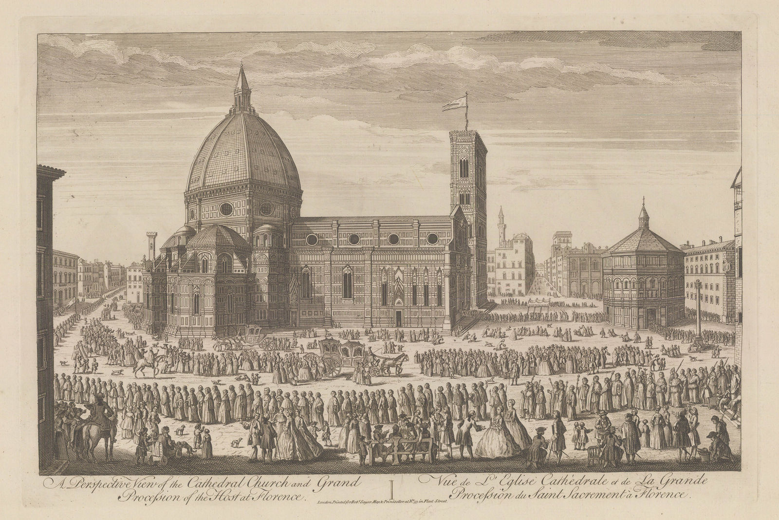 Robert Sayer, Italy - Florence, Santa Maria del Fiore, 1774