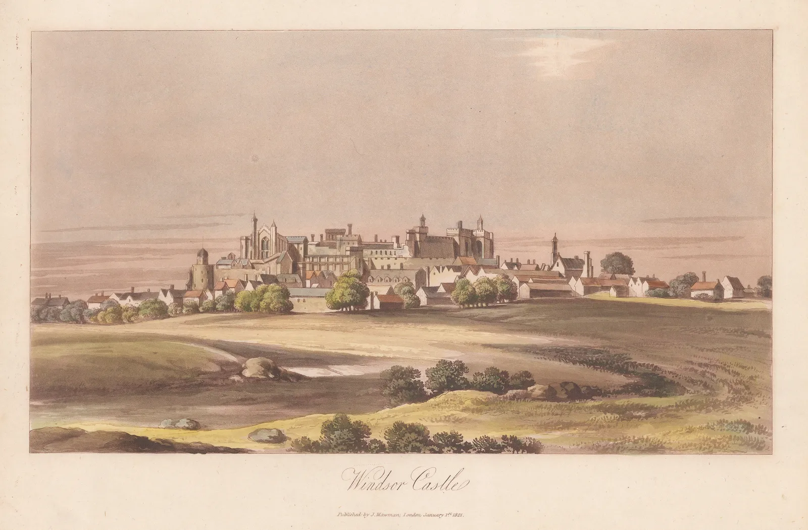 Joseph Mawman, Windsor Castle, 1821